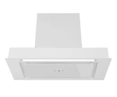 Вытяжка встраиваемая Micra White Matt Gesture Control - Белый матовый - 59,5 см / 89,5 см