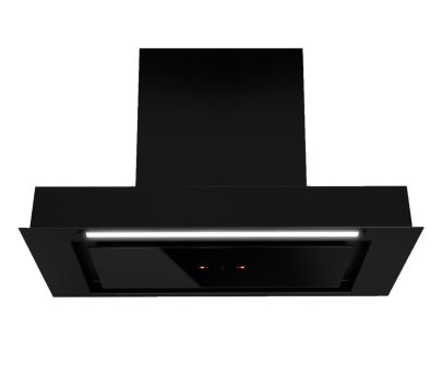 Вытяжка встраиваемая Micra Black Matt Gesture Control - Черный мат - 59,5 см / 89,5 см