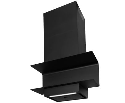 Вытяжка пристенная C-Shelf Black-Black - Черный мат - 60 см / 80 см