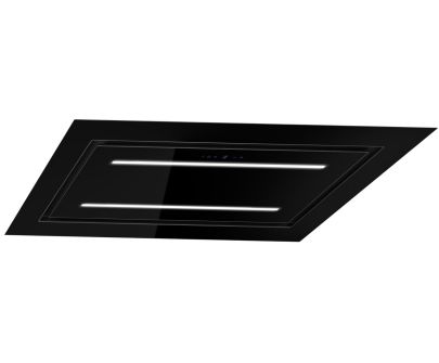 Вытяжка потолочная Grand Super Slim Black - Черный глянец