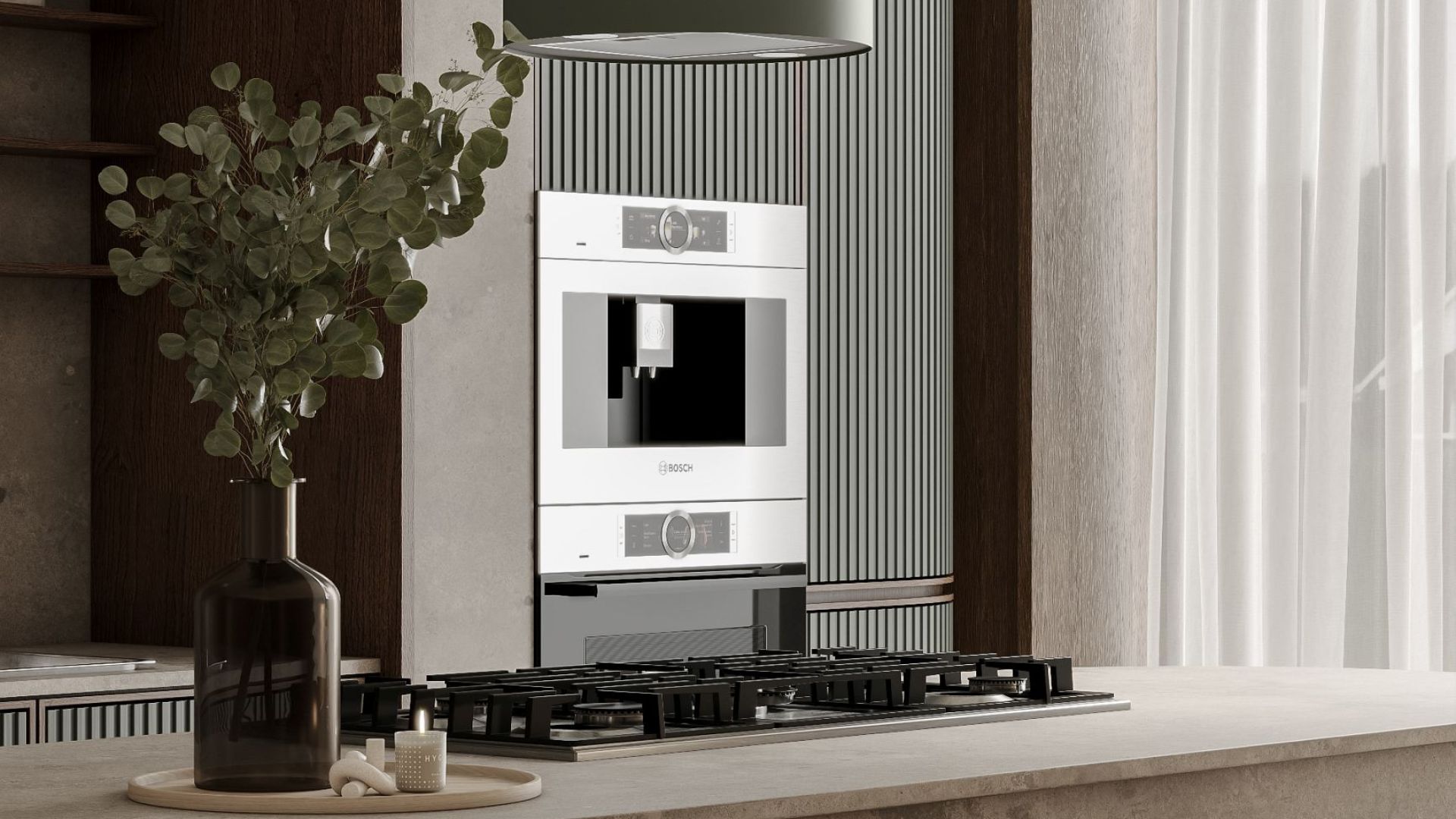 Вытяжка островная Cylindro Eco Eucalyptus - Эвкалипт - Визуализации 6