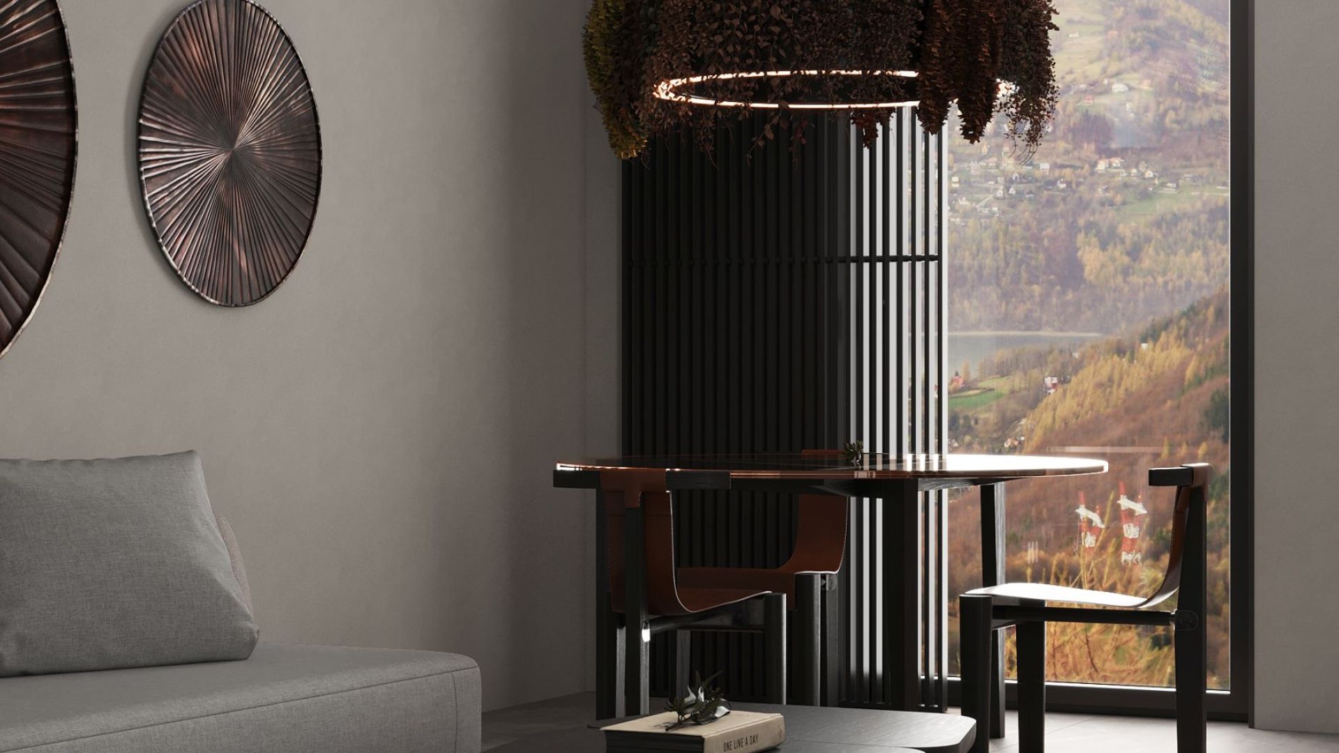 Вытяжка островная Alvar Black Matt - Черный мат - Визуализации 6