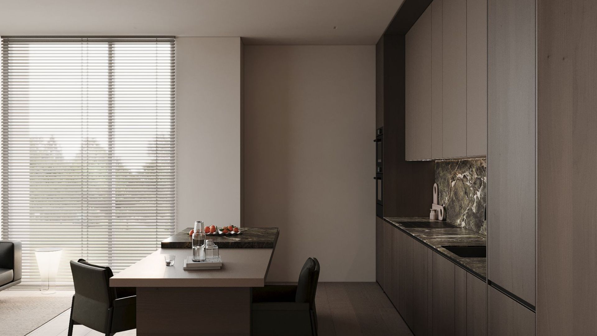 Вытяжка встраиваемая Micra Black Matt - Черный мат - Визуализации 6