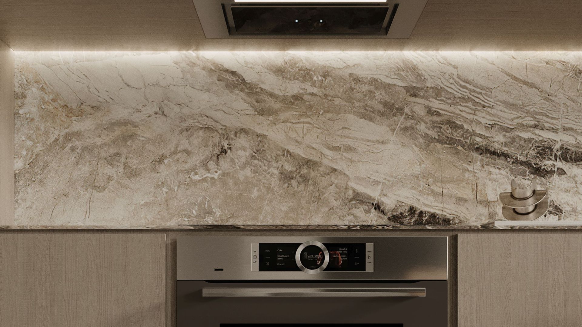 Вытяжка встраиваемая Micra Black - Визуализации 2