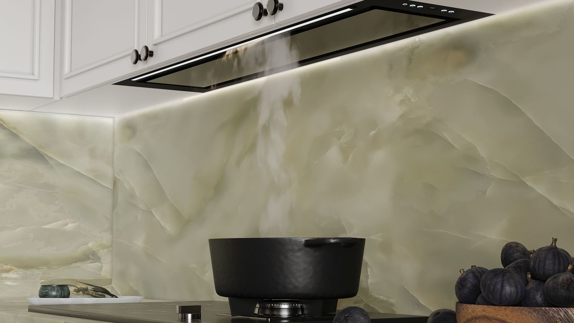 Вытяжка встраиваемая Micra Black Matt 120 cm - Черный мат - Визуализации 6