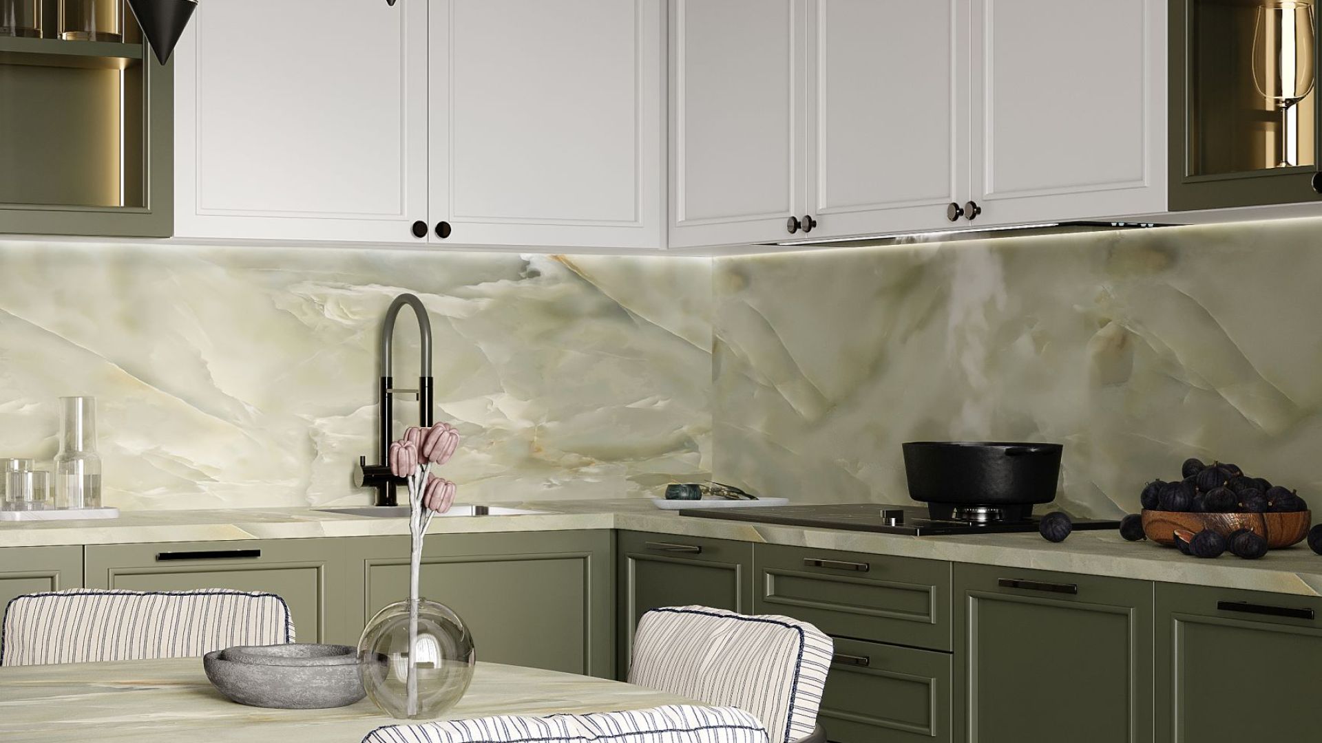 Вытяжка встраиваемая Micra Black Matt 120 cm - Черный мат - Визуализации 5