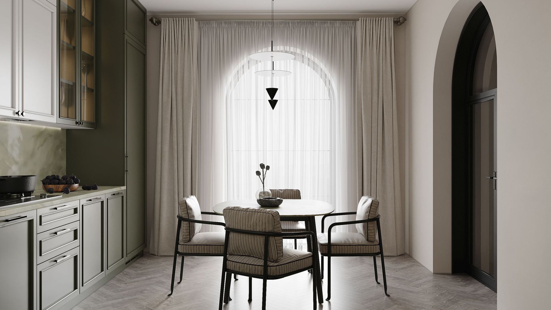 Вытяжка встраиваемая Micra Black Matt 120 cm - Черный мат - Визуализации 7