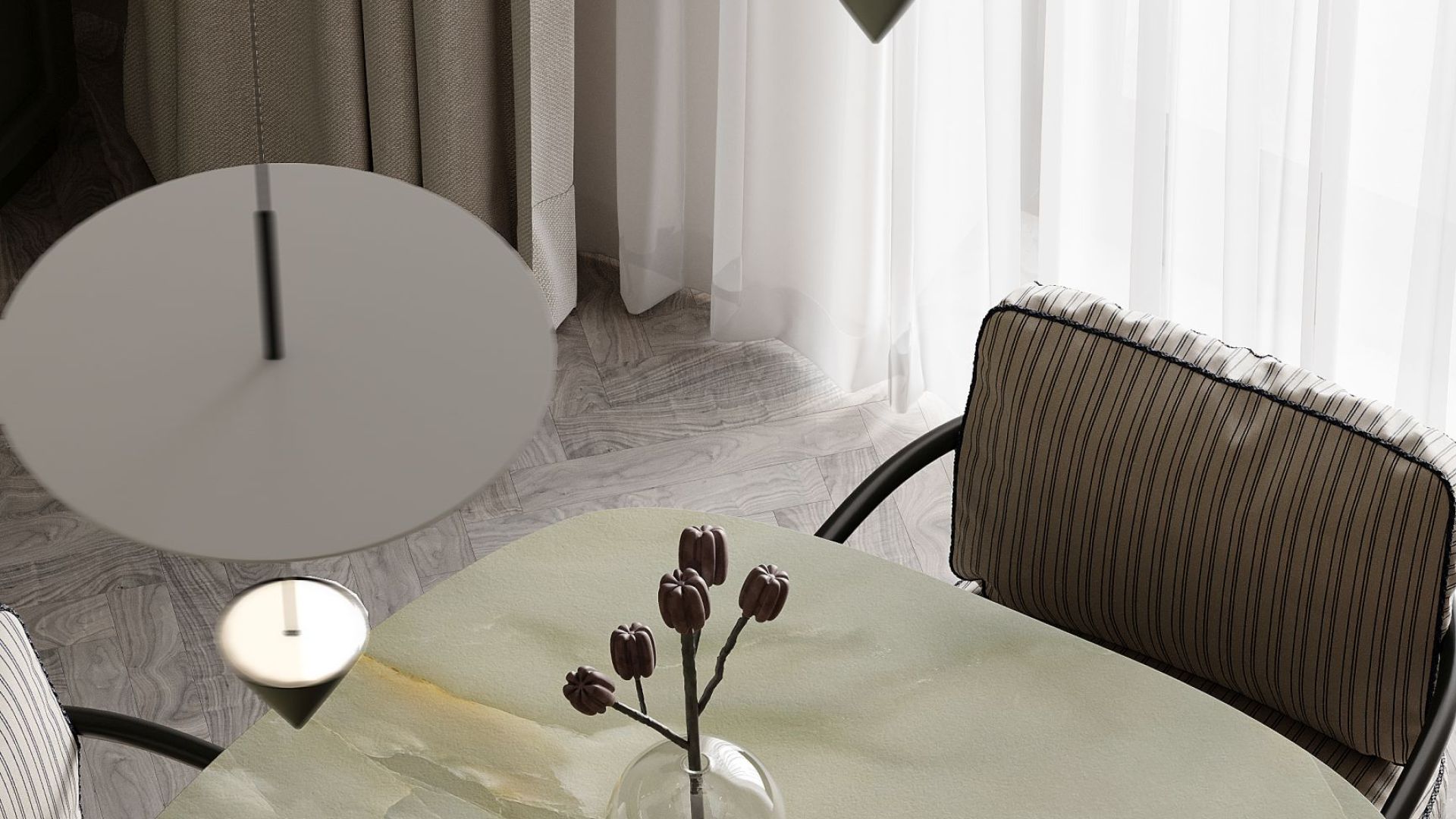 Вытяжка встраиваемая Micra Black Matt 120 cm - Черный мат - Визуализации 9