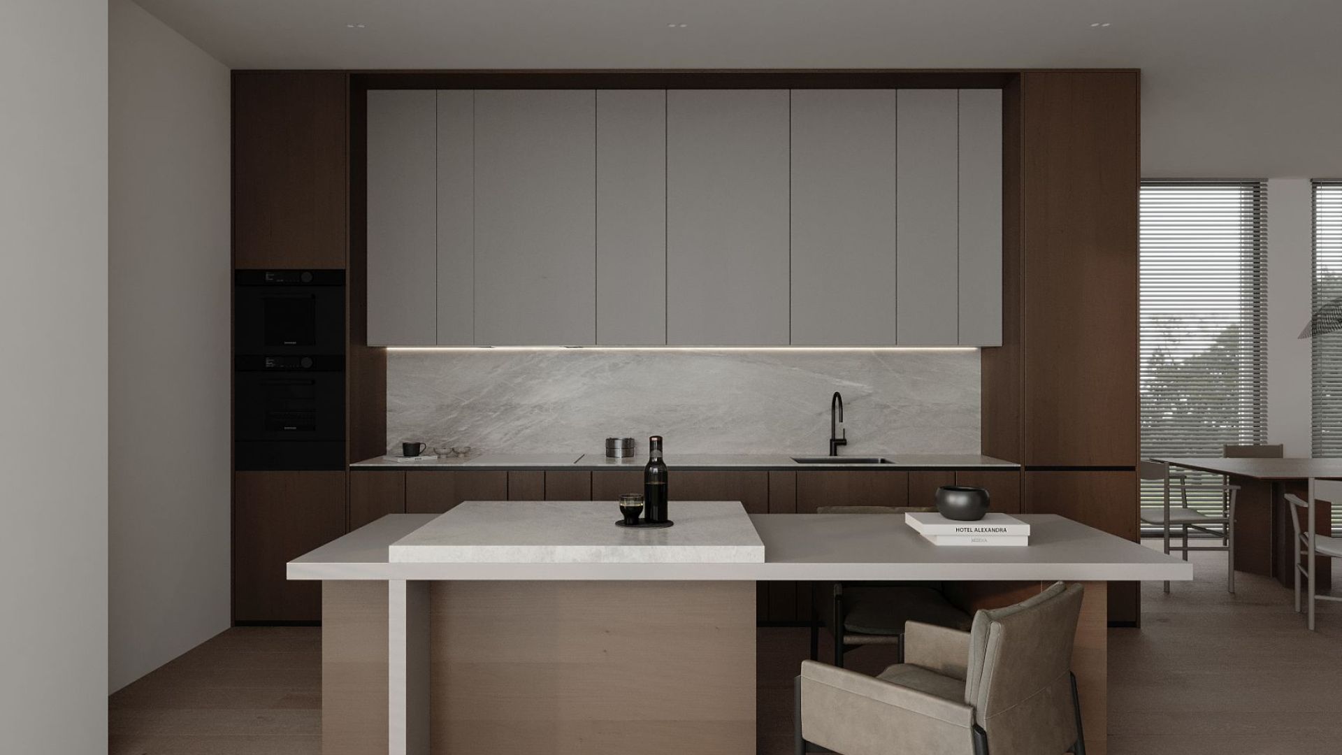 Вытяжка встраиваемая Micra INOX - Нержавеющая сталь - Визуализации 2