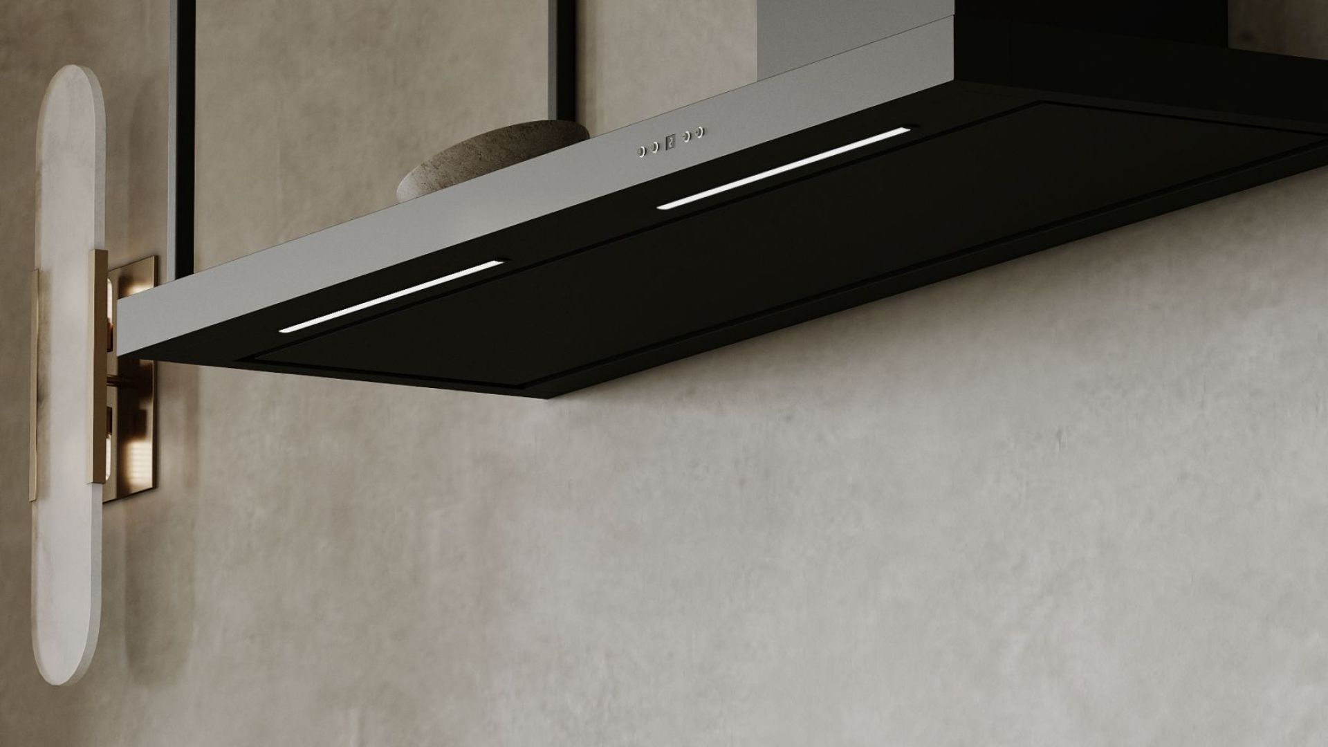 Вытяжка пристенная Metropolis OR Black Matt - Черный мат - Визуализации 2