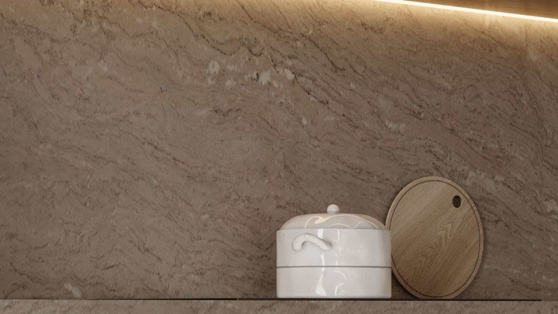 Вытяжка встраиваемая Micra Space White Matt - Белый матовый - Визуализации 4