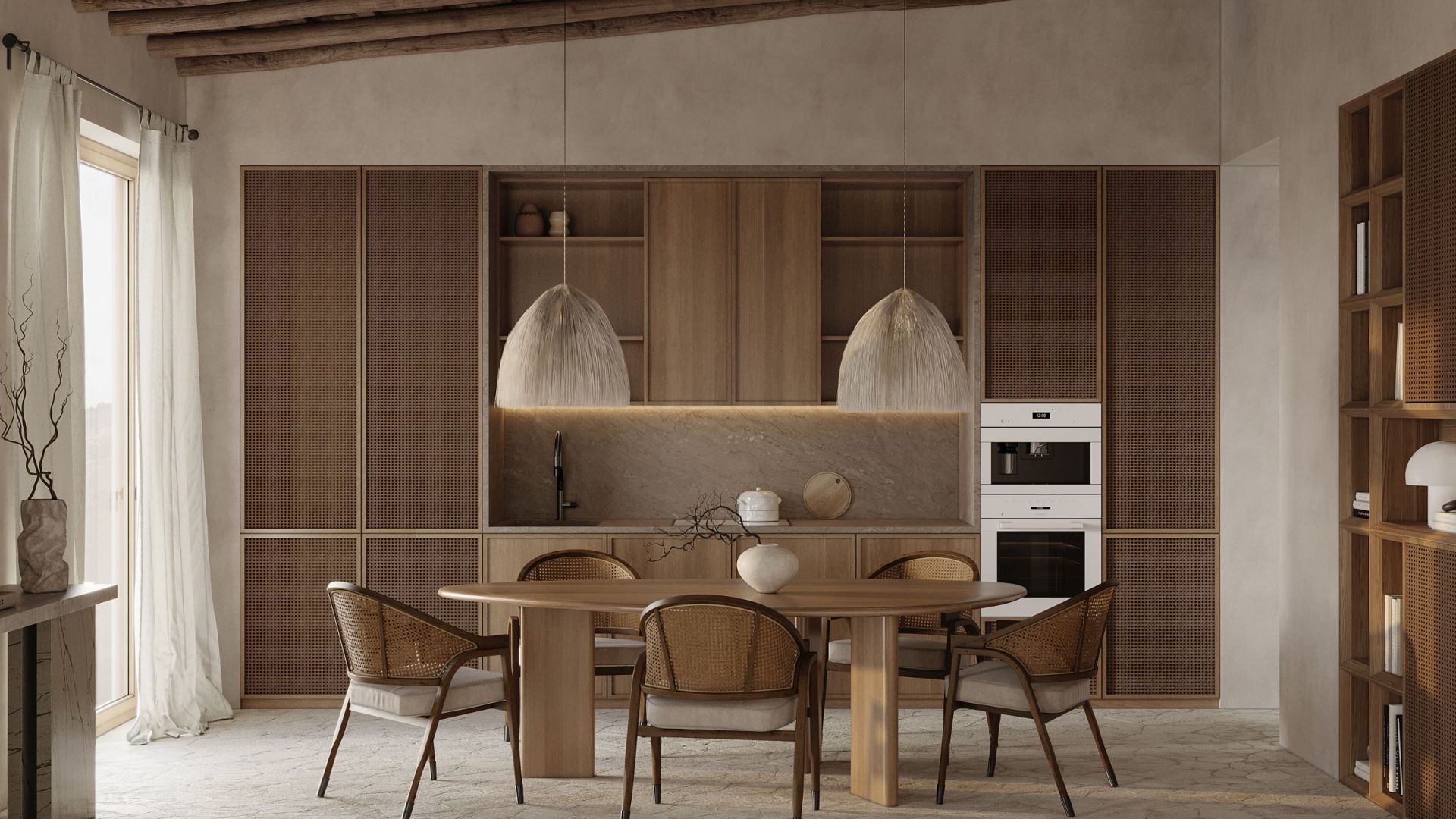 Вытяжка встраиваемая Micra Space White Matt - Белый матовый - Визуализации 6