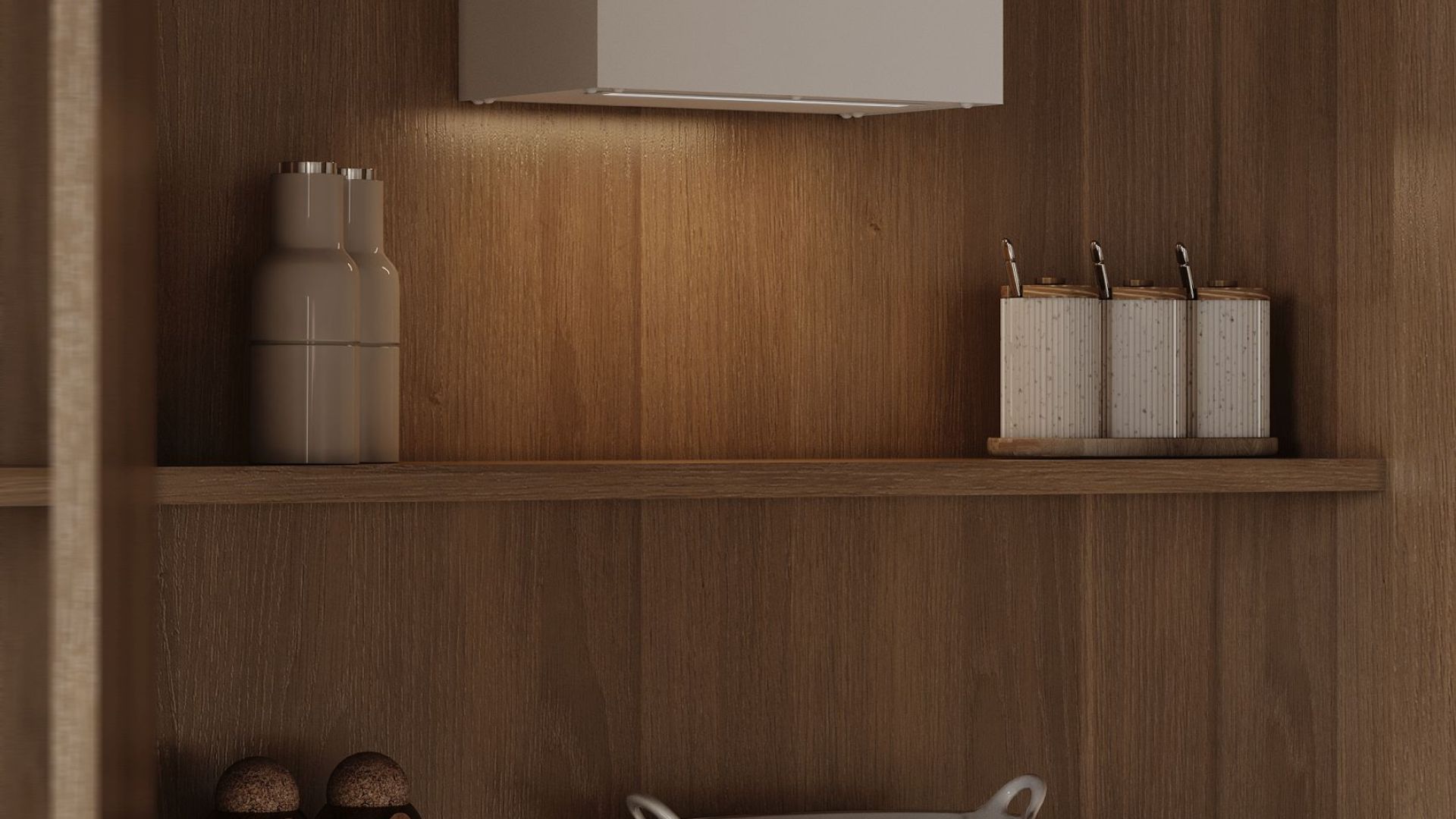 Вытяжка встраиваемая Micra Space White Matt - Белый матовый - Визуализации 9