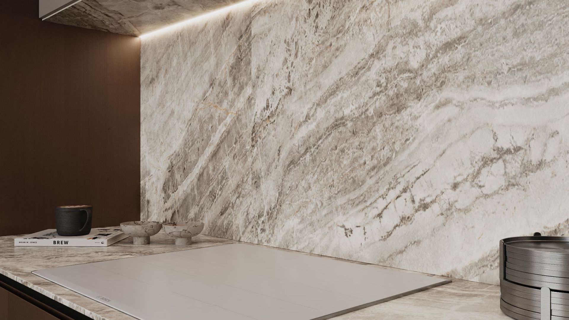 Вытяжка встраиваемая Micra White - Белый - Визуализации 5