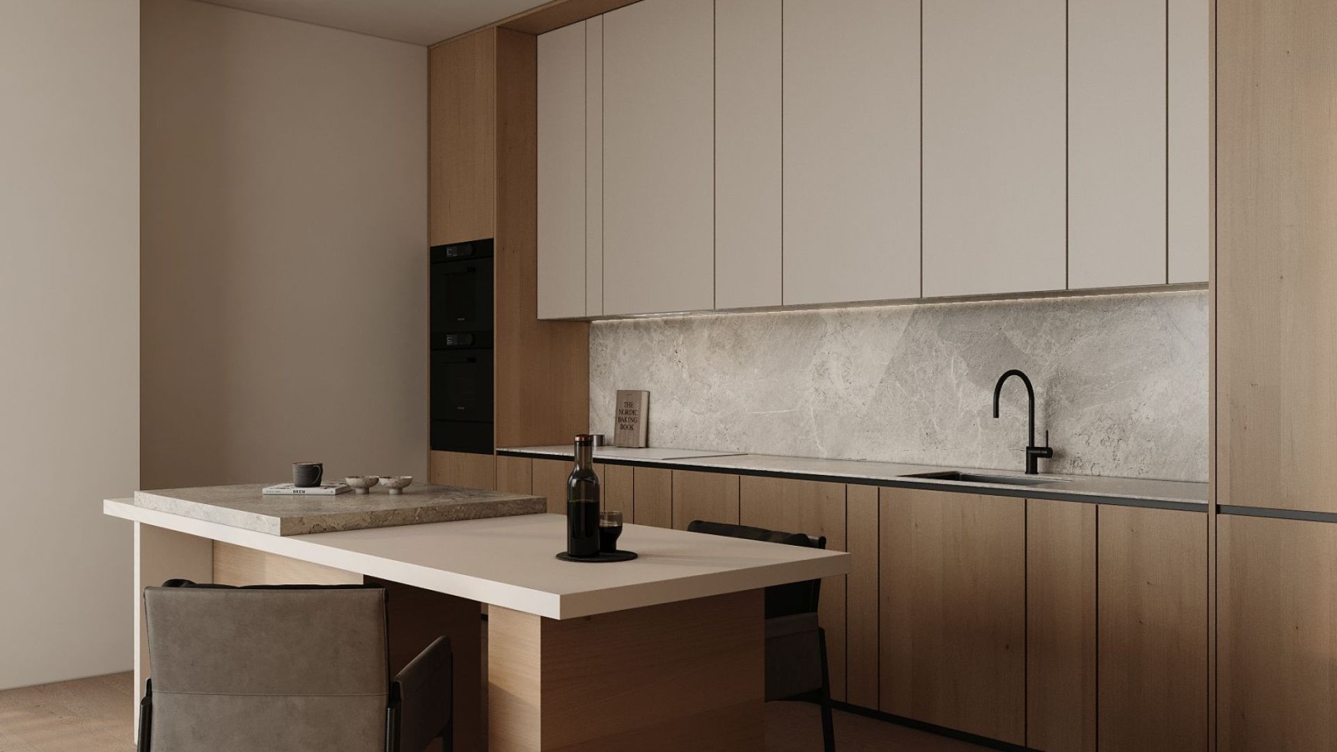 Вытяжка встраиваемая Micra White Matt - Белый матовый - Визуализации 4