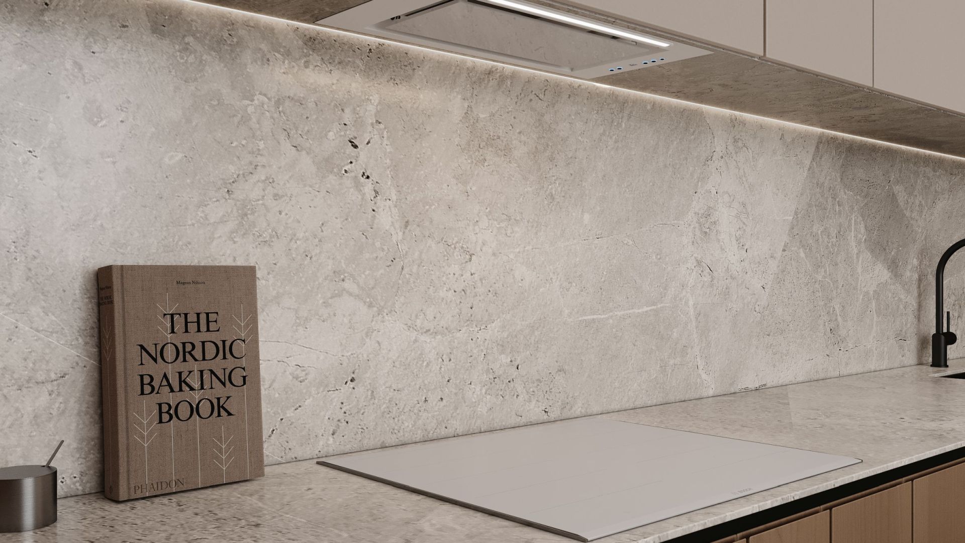 Вытяжка встраиваемая Micra White Matt - Белый матовый - Визуализации 5