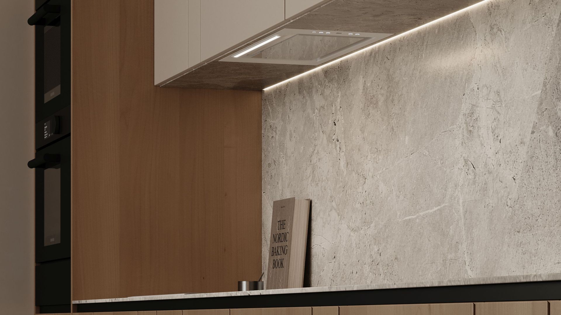 Вытяжка встраиваемая Micra White Matt - Белый матовый - Визуализации 9