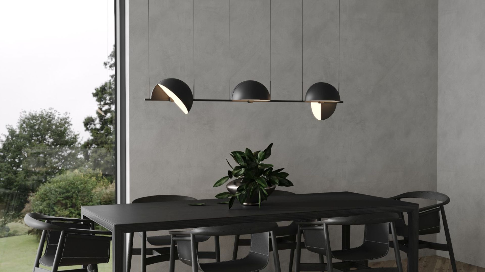 Вытяжка пристенная Sento  Black Matt - Черный мат - Визуализации 8