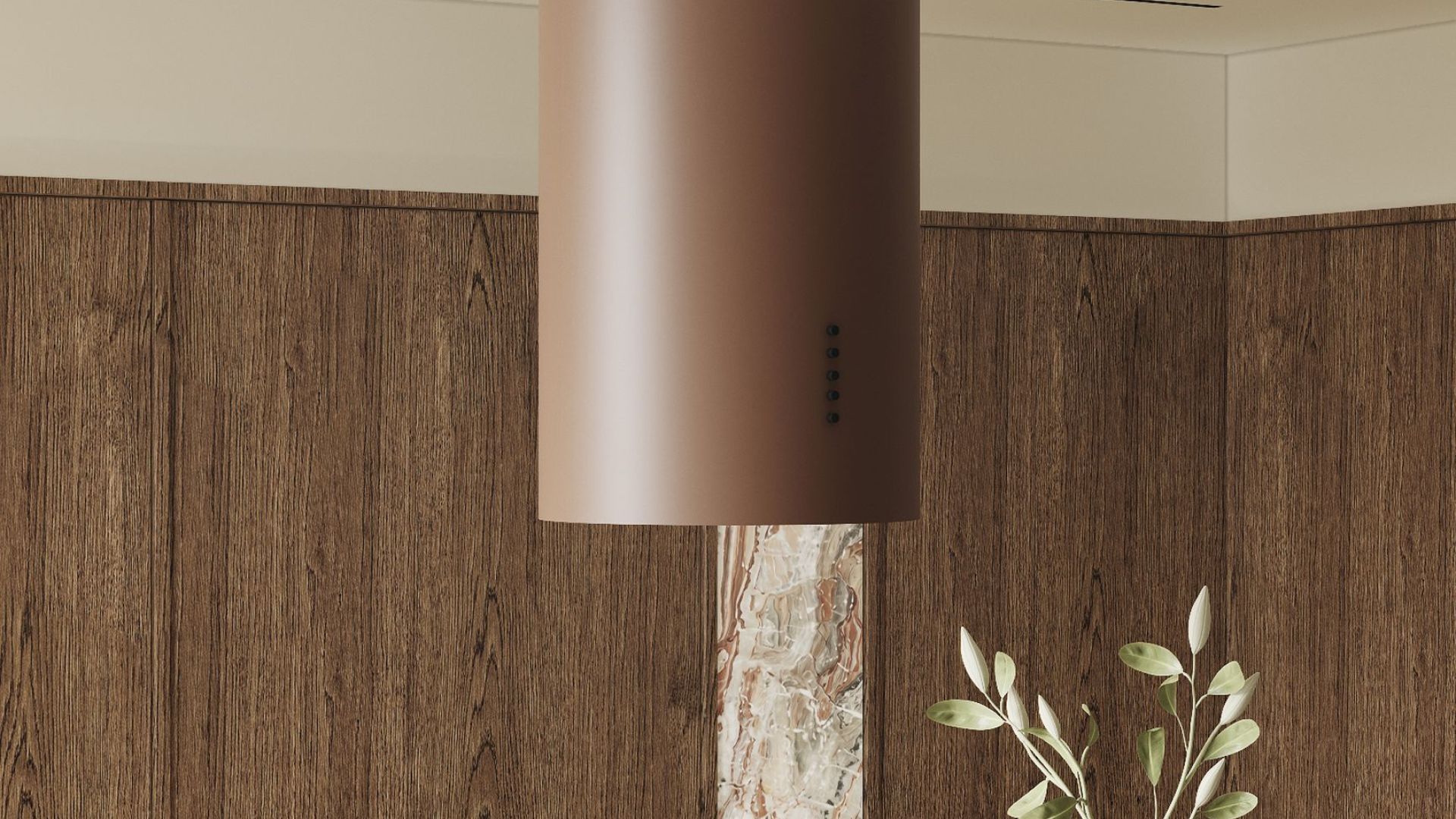 Вытяжка островная Cylindro Eco Dusty Rose - Dusty Rose - Визуализации 9