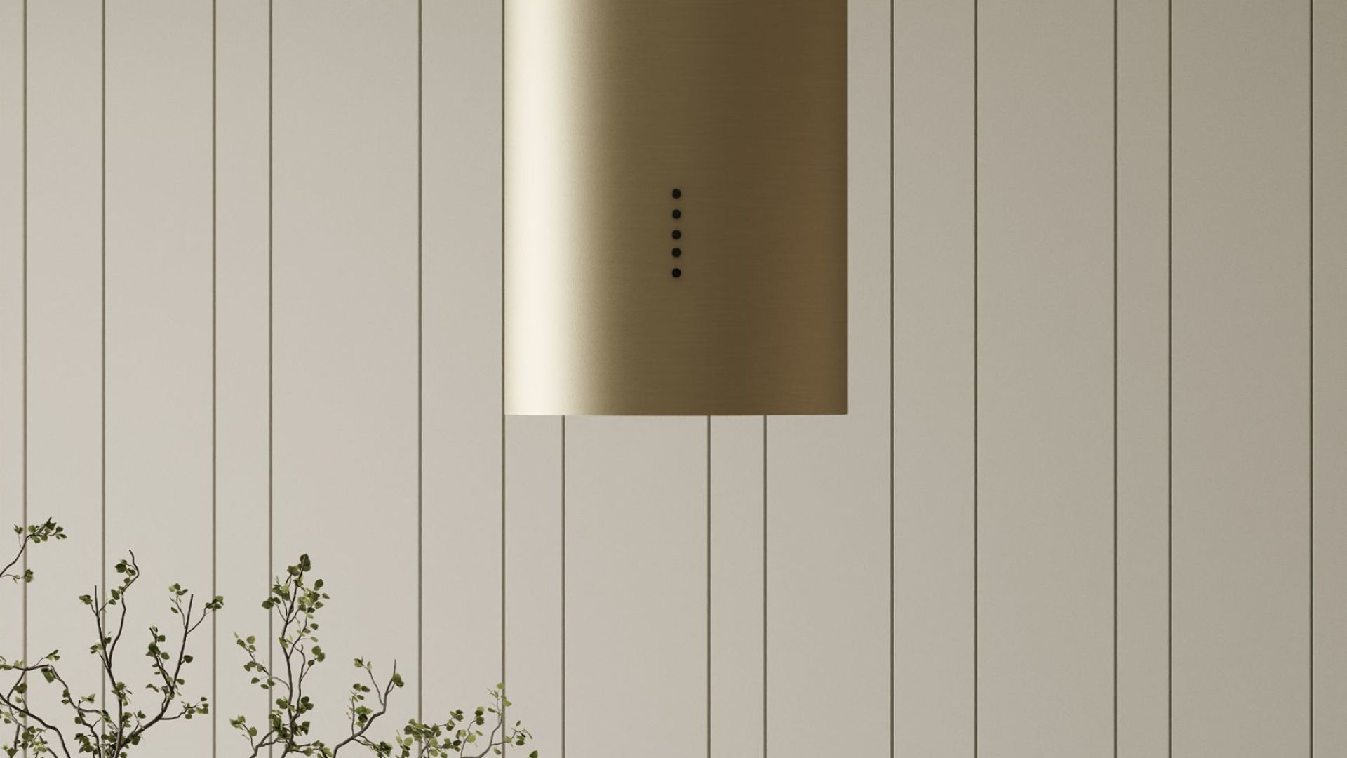 Вытяжка островная Cylindro Eco Gold - Золото - Визуализации 8